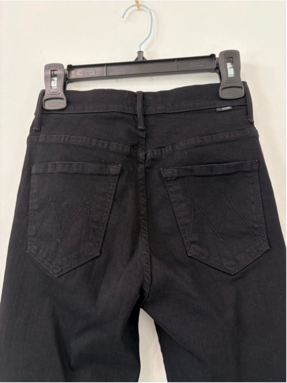 MOTHER Swooner Dagger Ankle Fray LaceHem Sz 26 (12.5W) BaaBaaBlackSheep #301 EUC - Picture 6 of 14